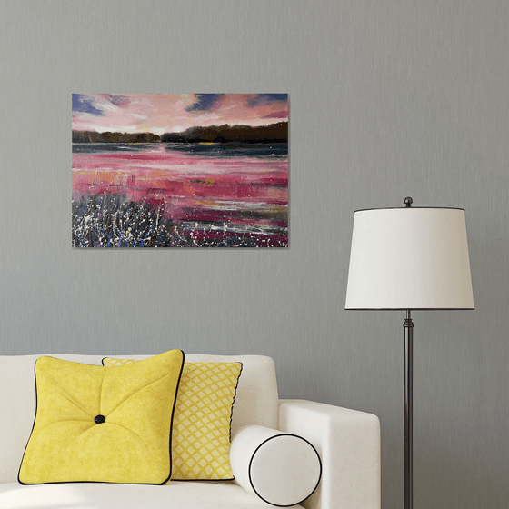 In the Embrace of the Pink Lake