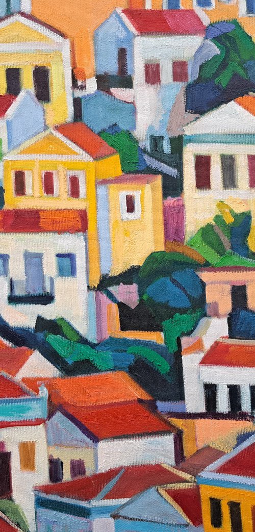 Greek village by Maja Đokić Mihajlović