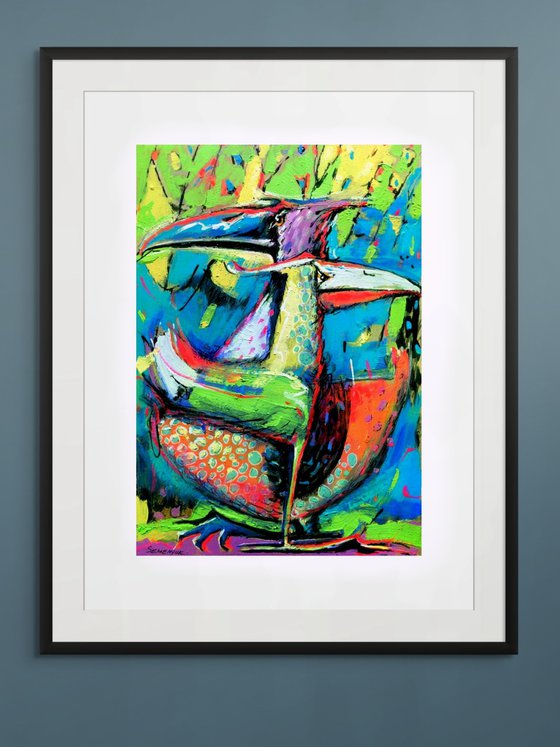 Abstract Birdies. Flight Plan