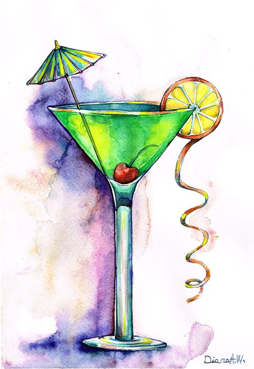 Martini Cocktail by Diana Aleksanian