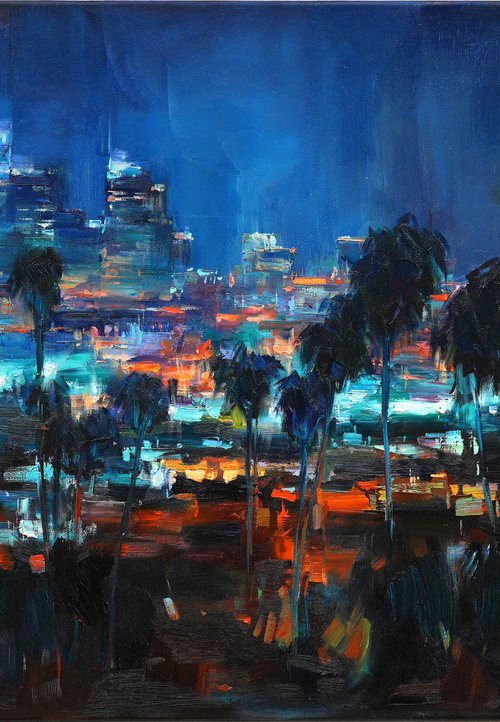 Los Angeles night lights by Sergei Chernyakovsky