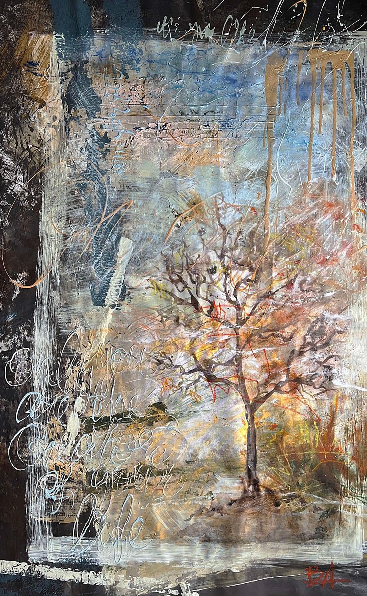 Abstract Acrylic Painting By Bogdana Antoniuk, 43 X 65, Change, Original Artwork