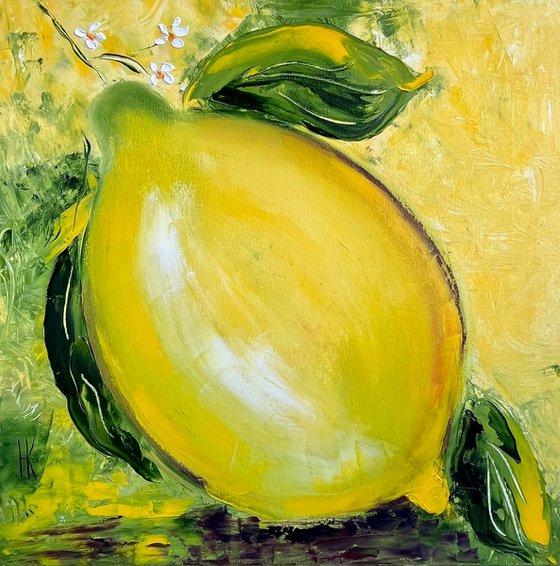 Lemon Oil Painting