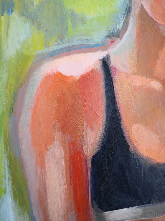 Girl at window