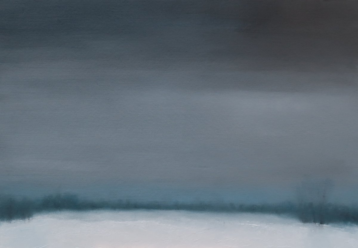 Winter Field in Silence 3 by Howard Sills