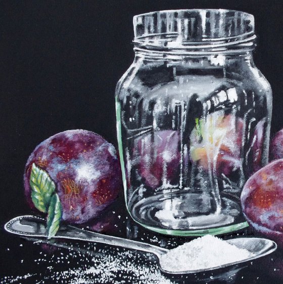 Plum Jam,Framed