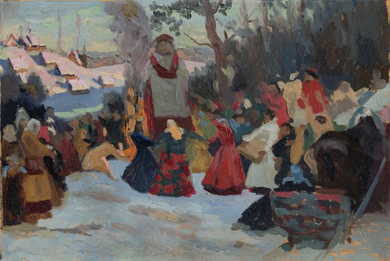 Shrovetide. Farewell to winter