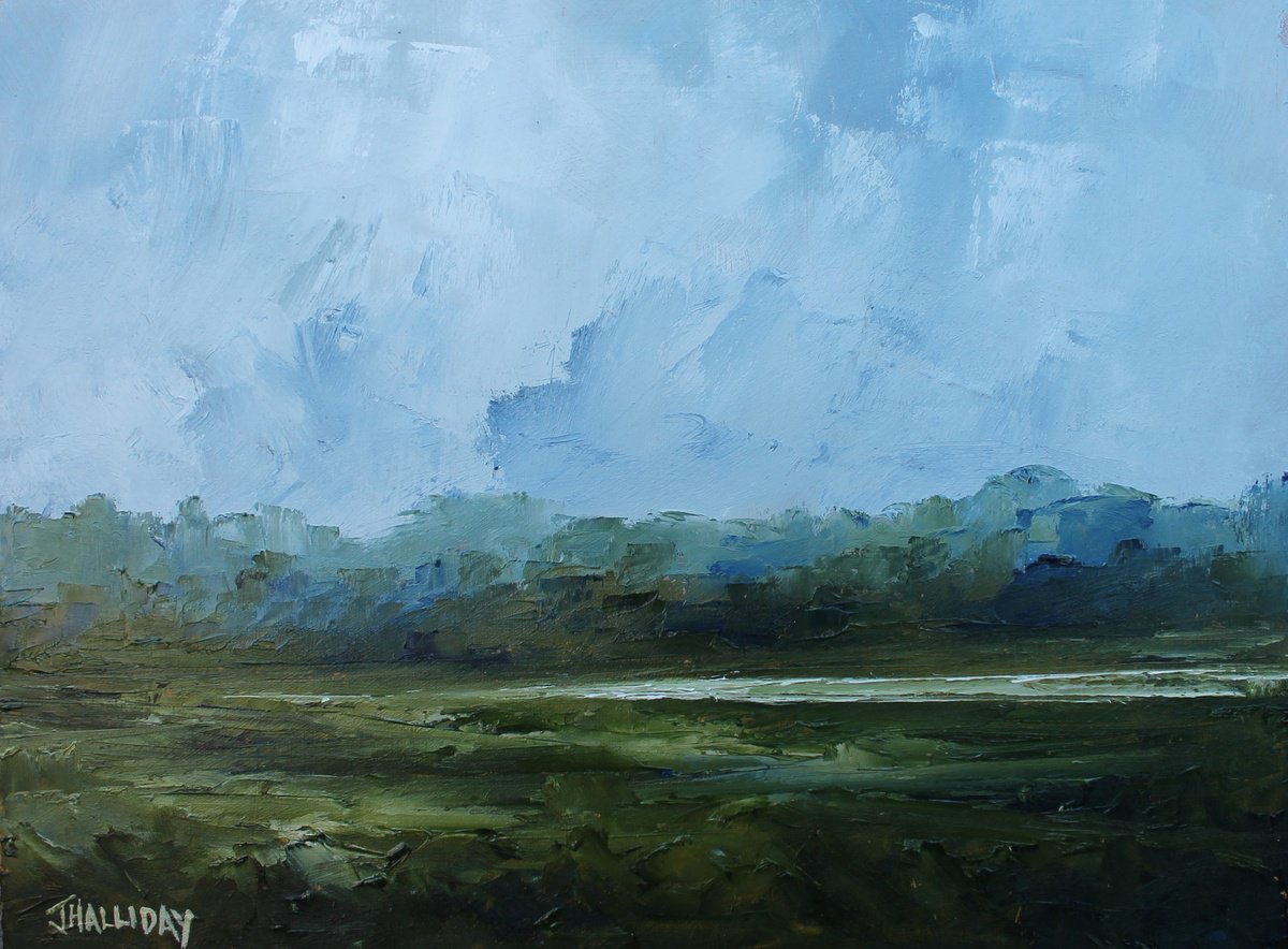 By the lake, Irish Landscape by John Halliday
