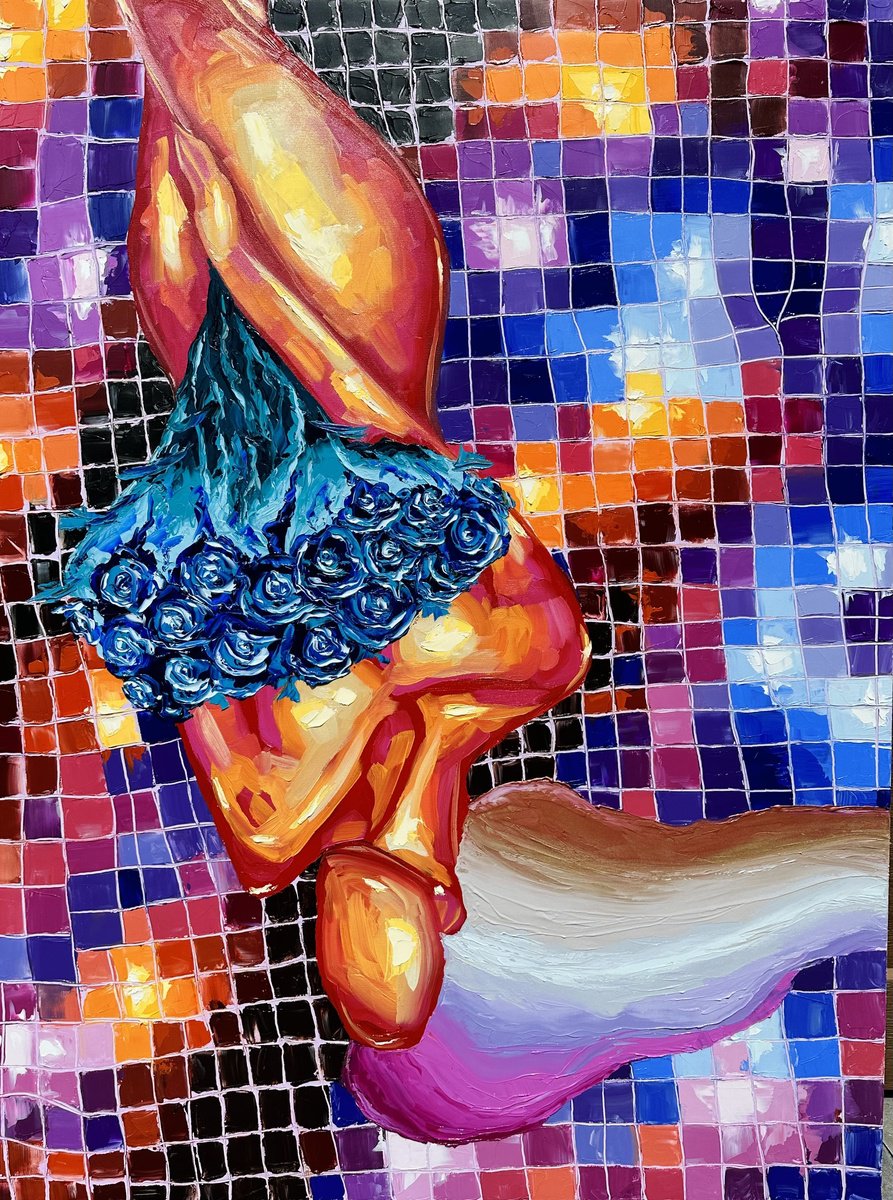 Expressive Oil Painting , Universe In Puzzles By Elena Adele Dmitrenko, 36 X 48, Artwork For Sale On Artfinder