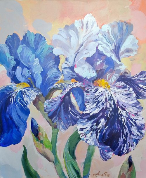 “Irises” by Anna Silabrama