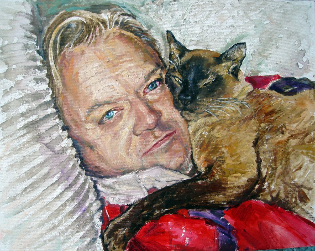 Terry and Bob portrait by Patricia Clements