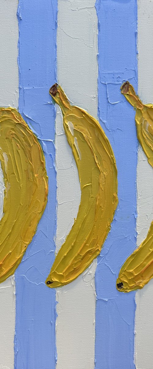 Three bananas by Guzaliya Xavier