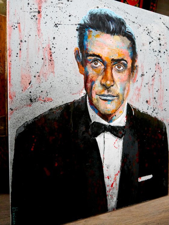 Portrait James Bond - Sean Connery POP Celebrity
