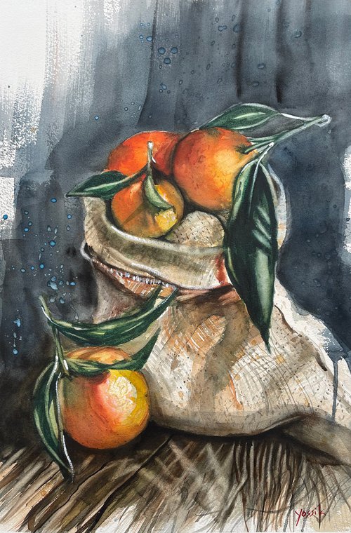 the orange bag by Yossi Kotler