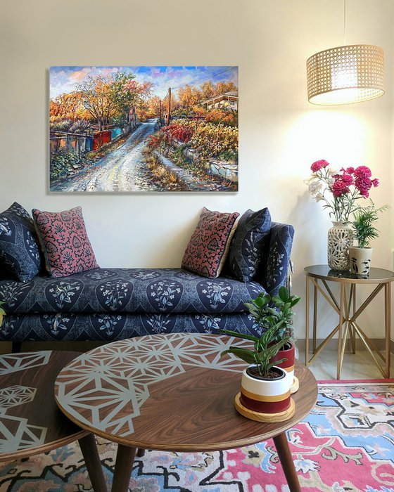 A Beautiful Evening in Malishka Village