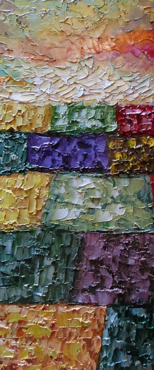 Patchwork fields by Paige Castile