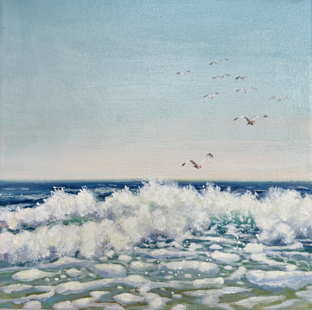  Incoming... By Emma Sian Pritchard, 12 X 12, Artwork For Sale On Artfinder