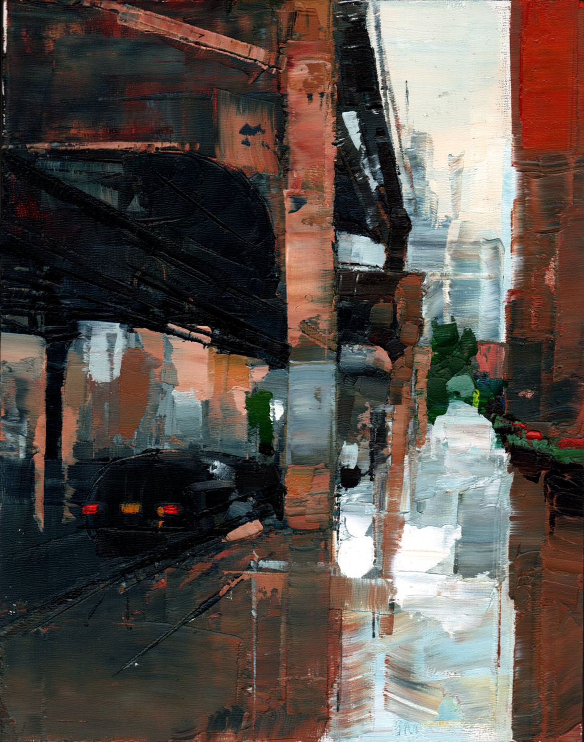 Erie Franklin Oil Painting By Michael Goro Artfinder