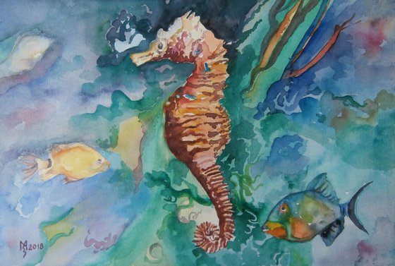 SEA JUMPER I  34 x 23.5 cm