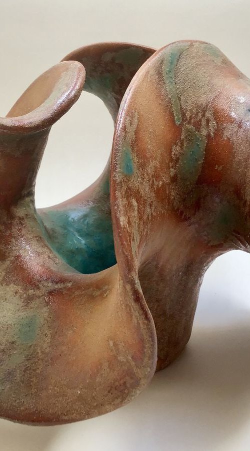Sculptural Vessel with Pembrokeshire Clay by Jane Rees-Parfitt