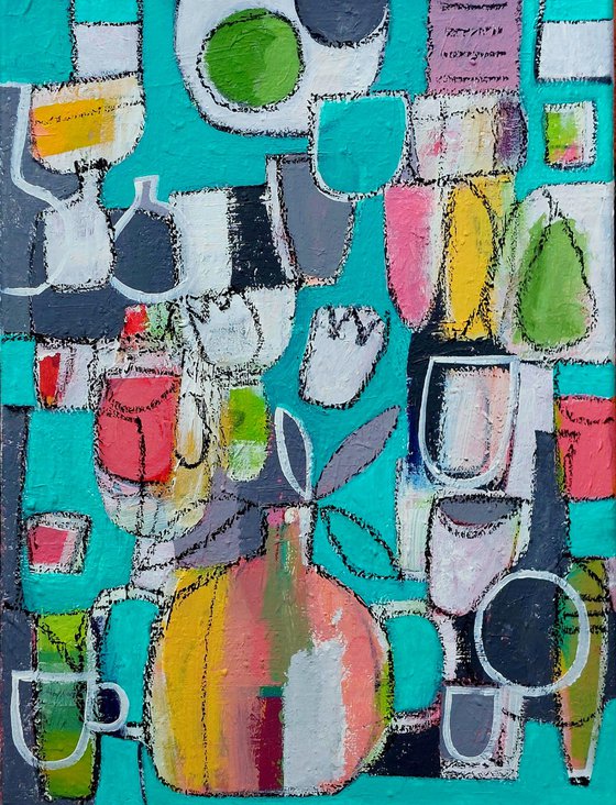 Still Life & White Tulips II