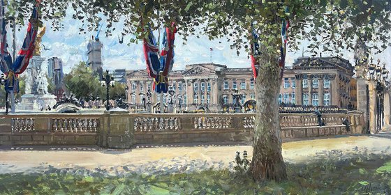 Buckingham Palace from Green Park
