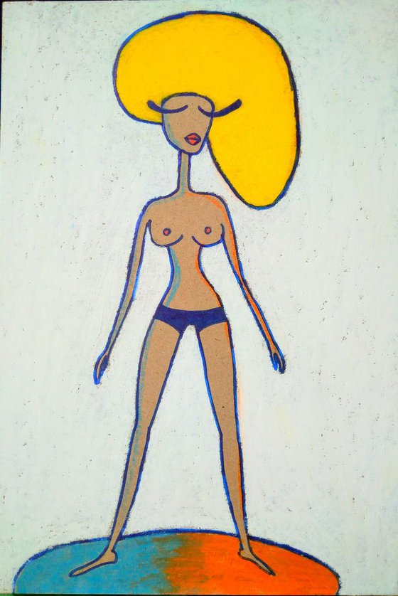 Cardboard nude