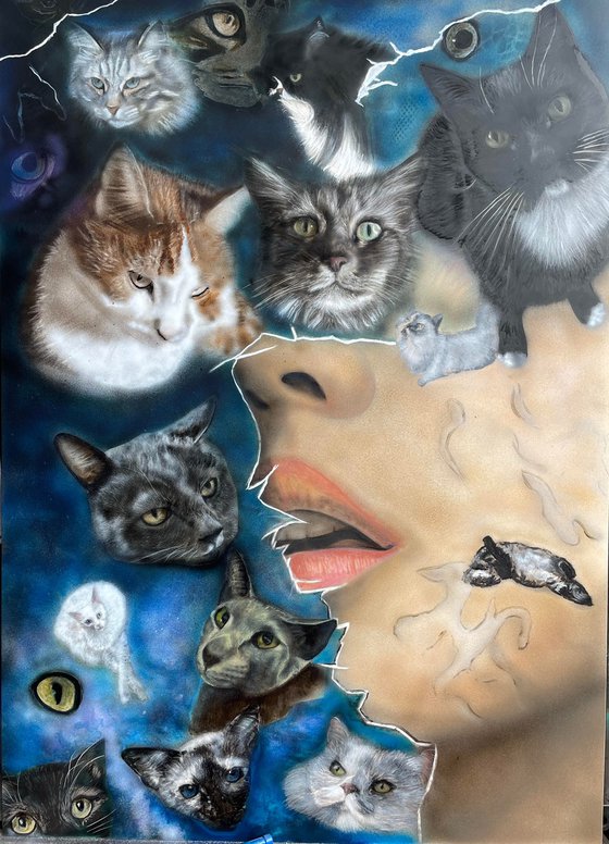 Cat Galaxy Dream