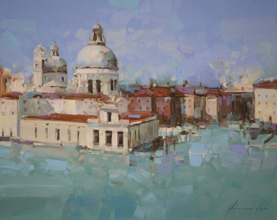 Venice  Original oil painting  Handmade artwork One of a kind