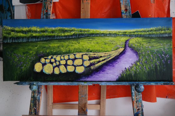 The woods II  - after Hockney