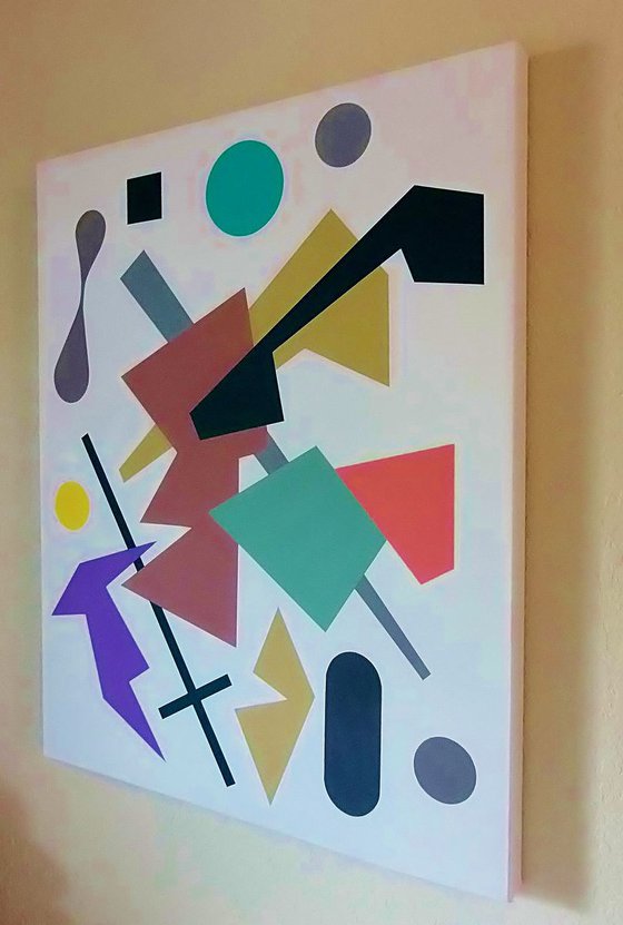 Composición Suprematista Dos, 2018. (Suprematist Composition Two, 2018)