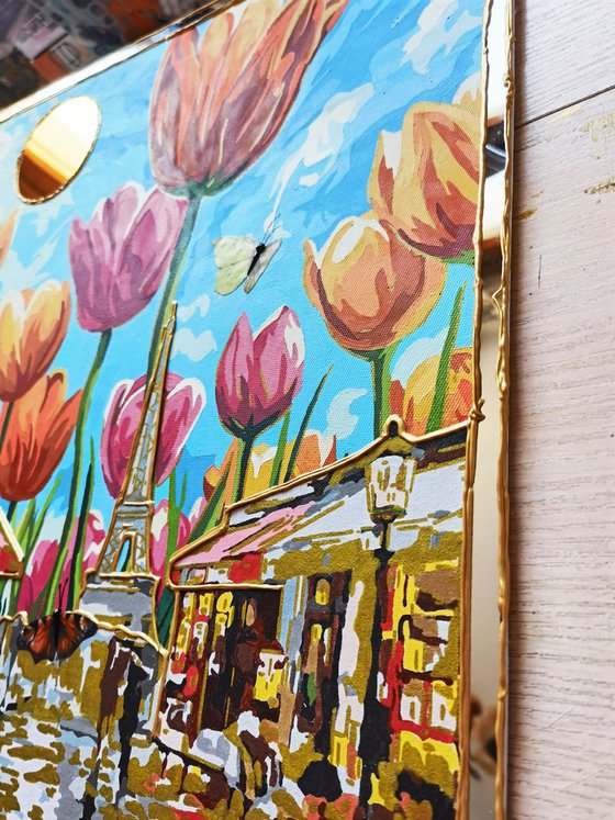 Paris embraced by spring