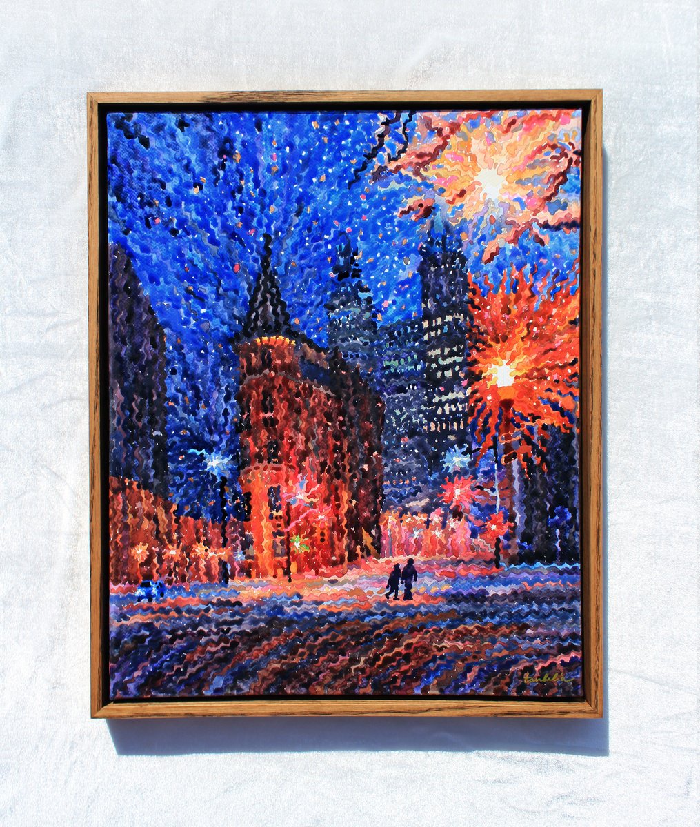 Impressionistic Watercolour , Gooderham Building In Toronto By Tanbelia, 17 X 21, Artwork For Sale On Artfinder