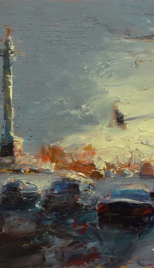 Bastille sunset by Manuel Leonardi