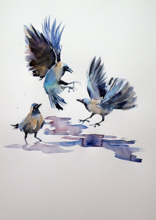 Crows by Kovács Anna Brigitta