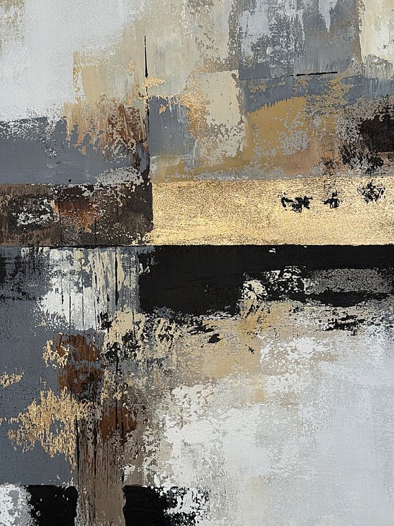 Golden Horizons: Golden Frameworks Diptych