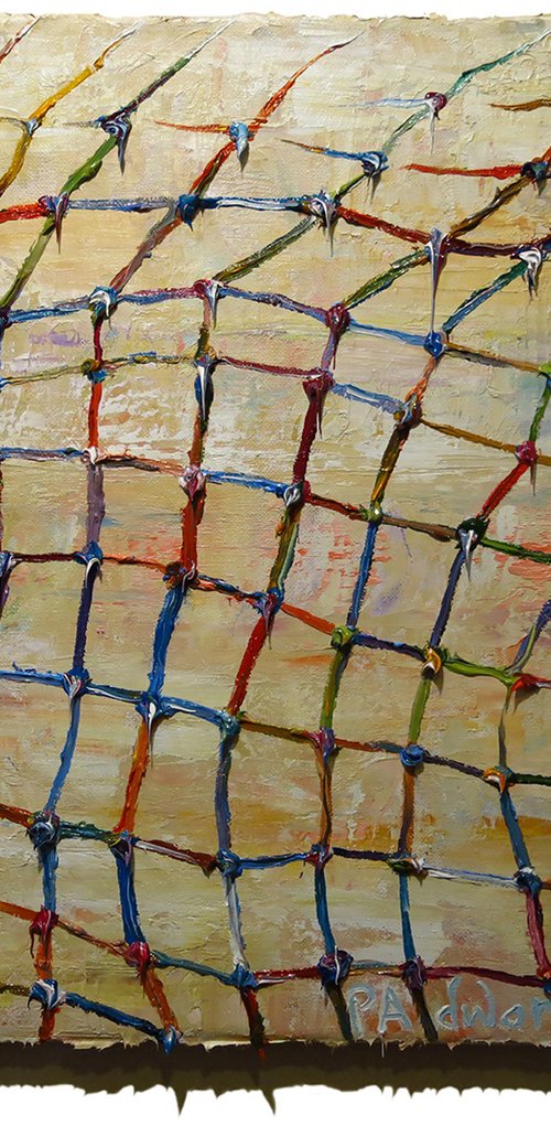 Original Oil Painting Abstract by David Padworny