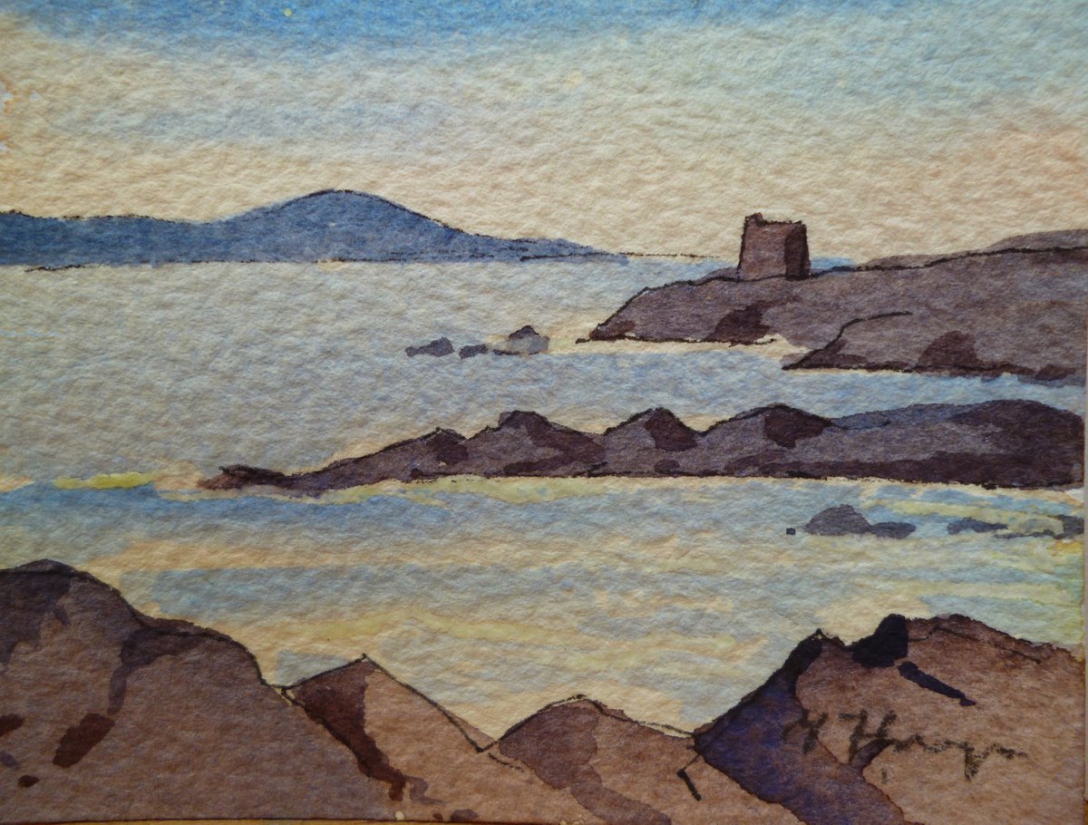 Martello Tower at Portmarnock by Maire Flanagan