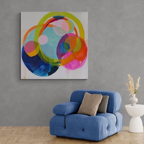 Painting of bold and bright circles 2901244 by Sasha Robinson