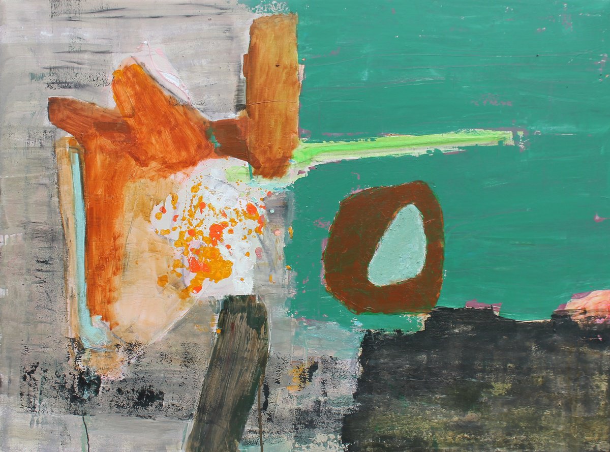 Green Light By Sergiy Dekalyuk, 47 X 35, Artwork For Sale On Artfinder