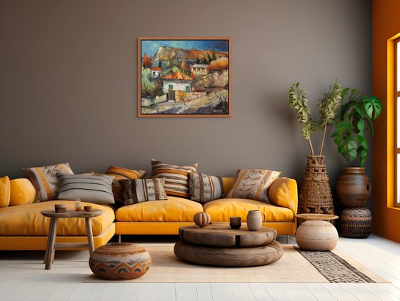 Village Under the Golden Ridge