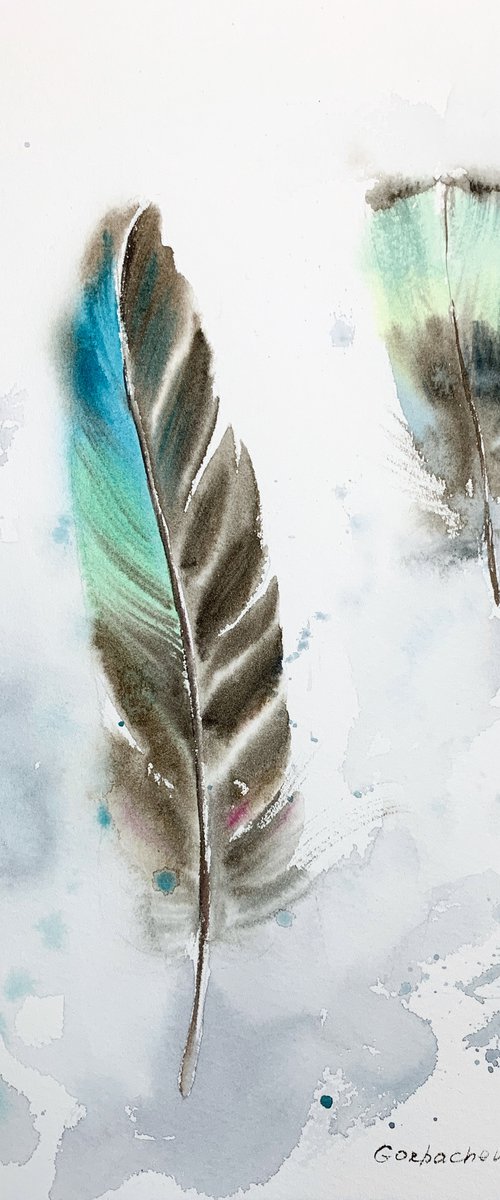 Feathers #4 by Eugenia Gorbacheva