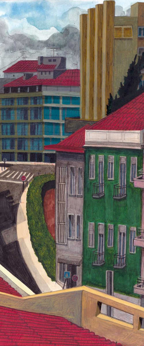 A City in Layers by Aleksandra Mitkalova