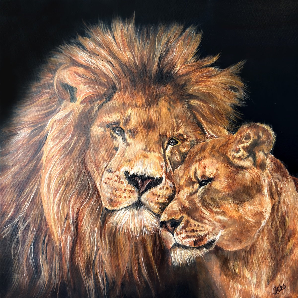 Royal Love By Irina Kurganskaya, 16 X 16, Artwork For Sale On Artfinder