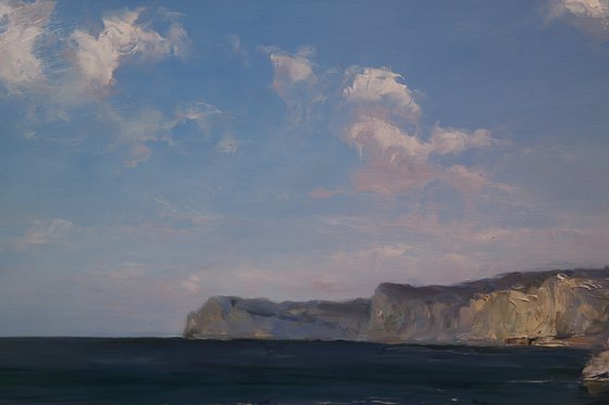 "Light over the rocks"
