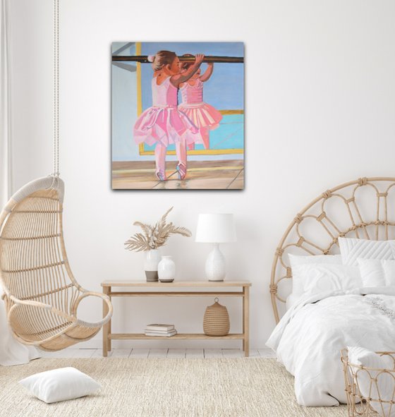 Little Ballerina / 100 x 90 x 5 cm