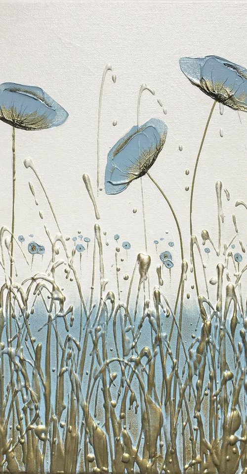 True Blue Landscape by Carol Wood