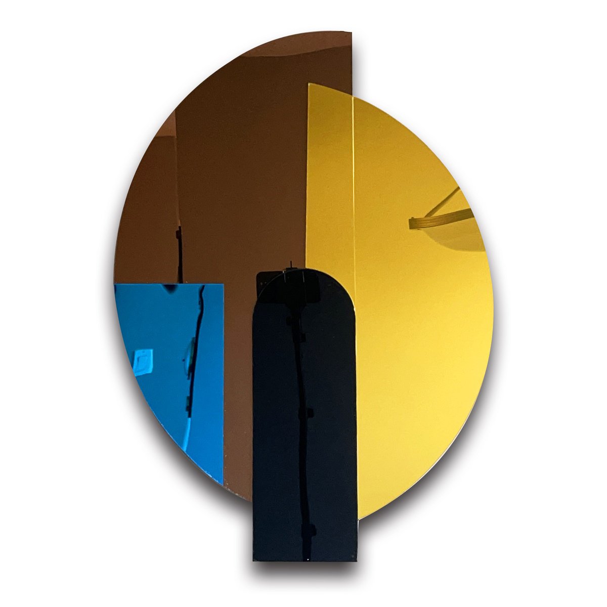 Geometric Abstract Collage By Dong Su, 18 X 26, Opus Of Light, Original Artwork