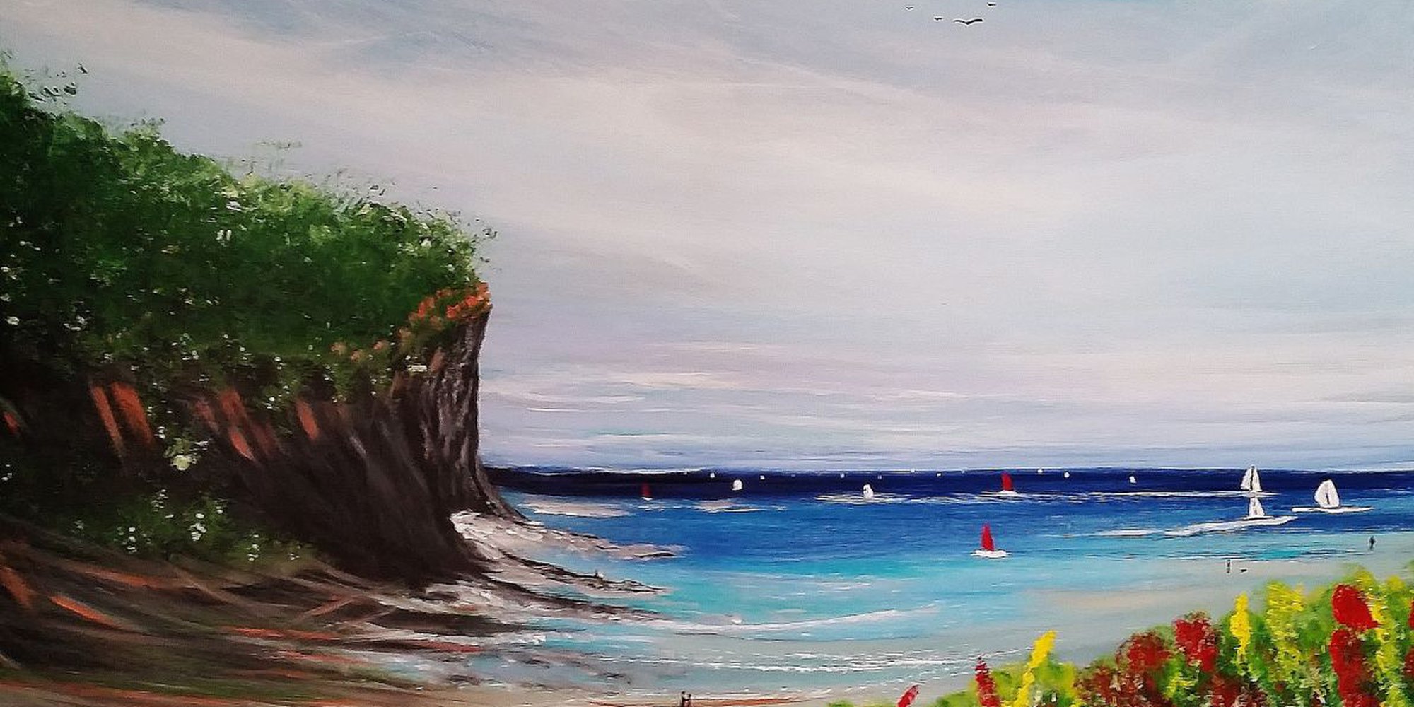 Art of the Day: "To the Cove, 2015" by Mel Graham