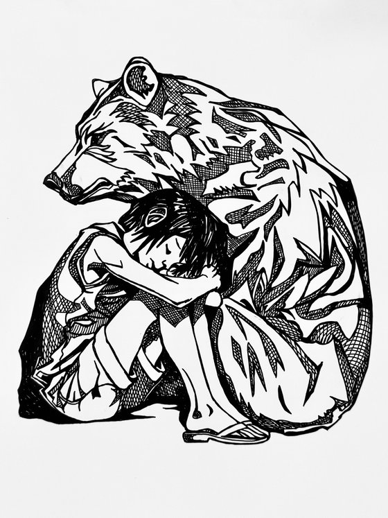 Together, May and Fluffy